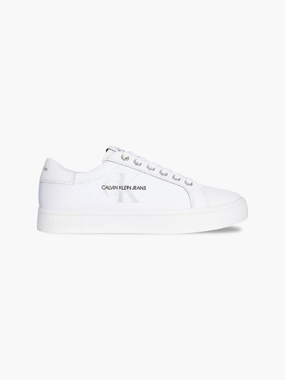Calvin Klein Cipők HU565604 | Calvin Klein Reflective Logo Női Sportcipő Világos Fehér